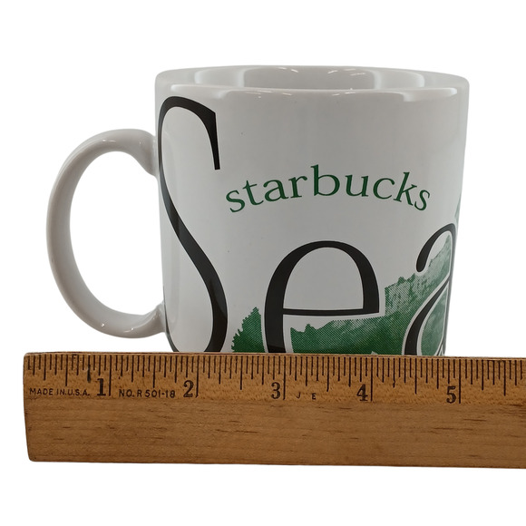 Starbucks City Mug Seattle 1994 Collector Series VTG Coffee Cup Thailand Rare - Picture 7 of 8